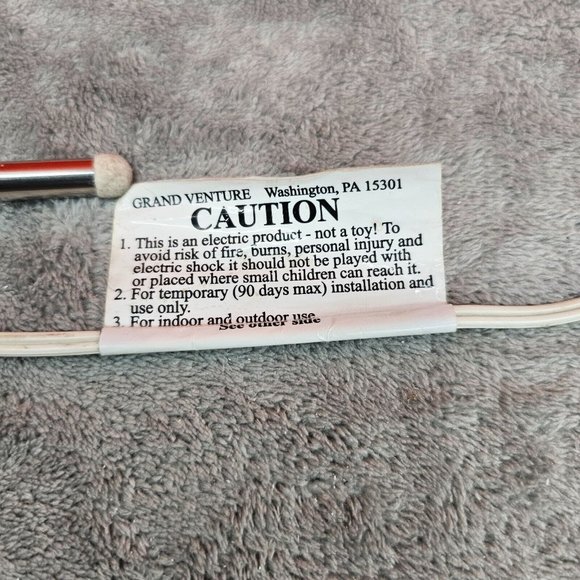 Vintage 1997 Grand Venture blow mold 24" Lighted pumpkin jack-o-lantern USA - Picture 11 of 15